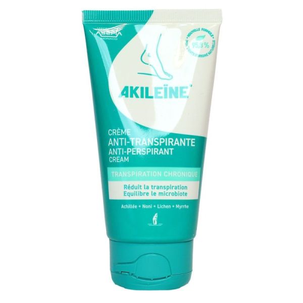 Akiléïne crème anti-transpirante transpiration chronique (75 ml)