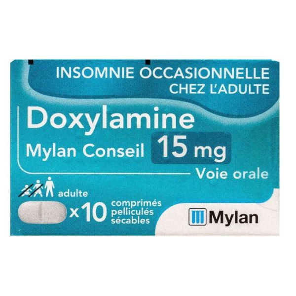 Mylan Doxylamine 15 mg comprimés sécables (x10)