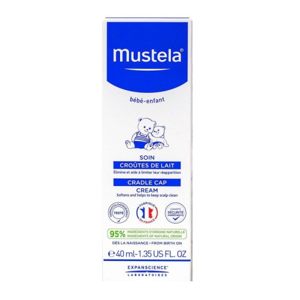 Mustela soin croûtes de lait crème (40 ml)