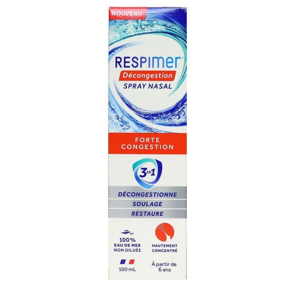 Respimer spray nasal forte congestion 3en1 100ml