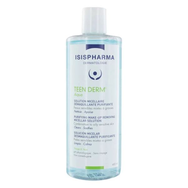 Teen Derm Aqua solution micellaire démaquillante purifiante (400 ml)
