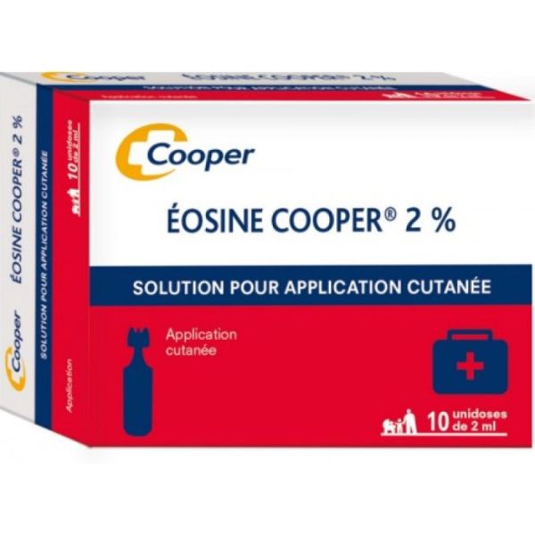 Cooper - Eosine aqueuse 10 unidoses de 2ml