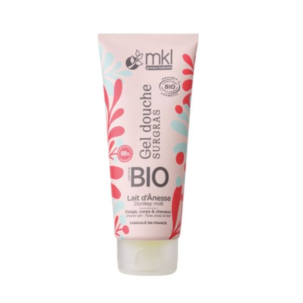 MKL gel douche bio au lait d'ânesse (200 ml)