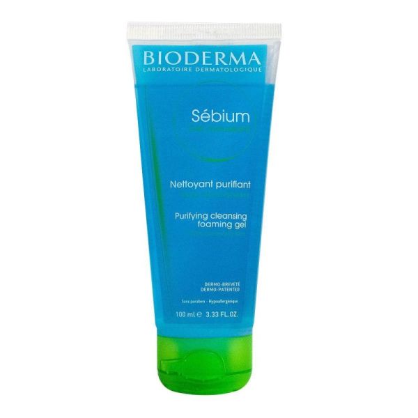 Bioderma gel moussant nettoyant purifiant Sébium (100 ml)