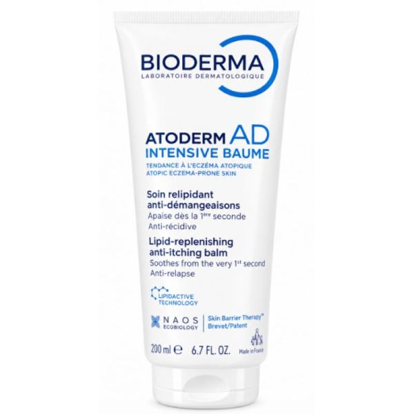 Atoderm AD Intensive baume 200ml soin relipidant anti-démangeaisons