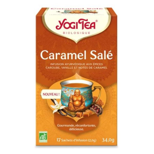 YogiTea - Sachets d'infusion Caramel Salé x17