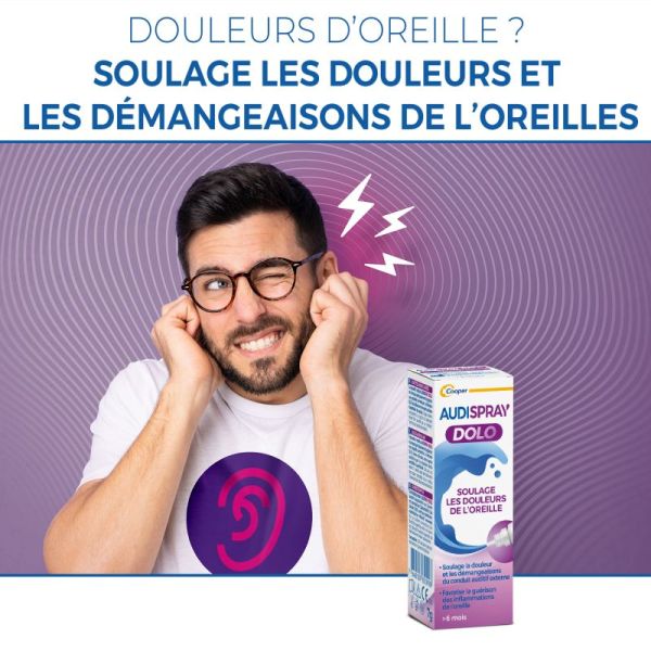 Audispray Dolo gouttes auriculaires 7g