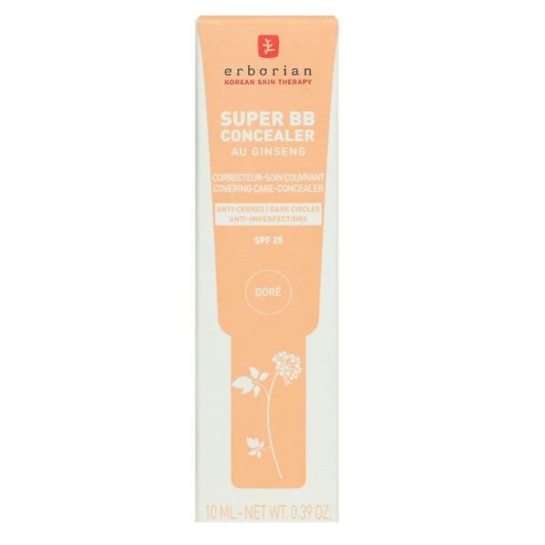 Erborian Super BB Concealer correcteur anti-cernes SPF 25 (10 ml) teinte dorée