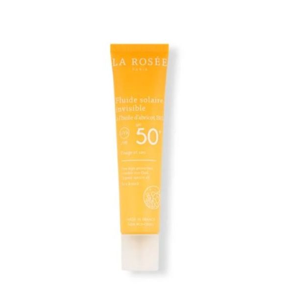 Fluide solaire invisible spf 50+ visage,cou,décolleté 40ml