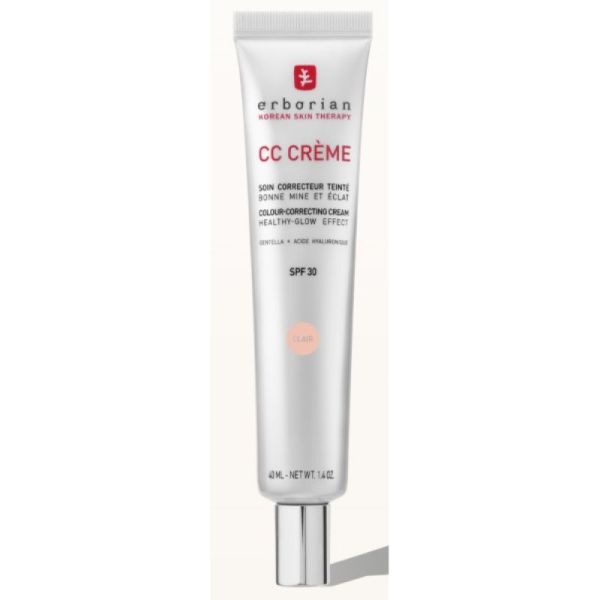Erborian - CC crème soin correcteur teinté spf 30 Clair 40ml