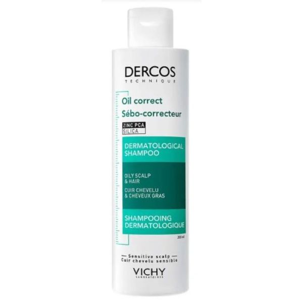Dercos - Shampooing dermatologique sébo-correcteur 200ml