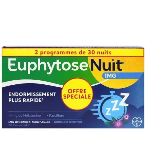 Euphytose Nuit 1mg 60 comprimés