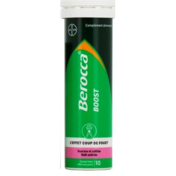 Berroca - Boost effet coup de fouet tube de 10 comprimés effervescents