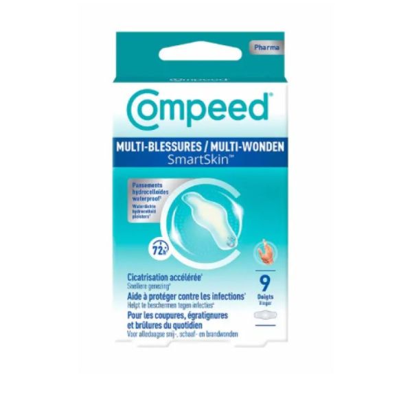 Pansements hydrocolloïdes waterproof x9 DOIGTS