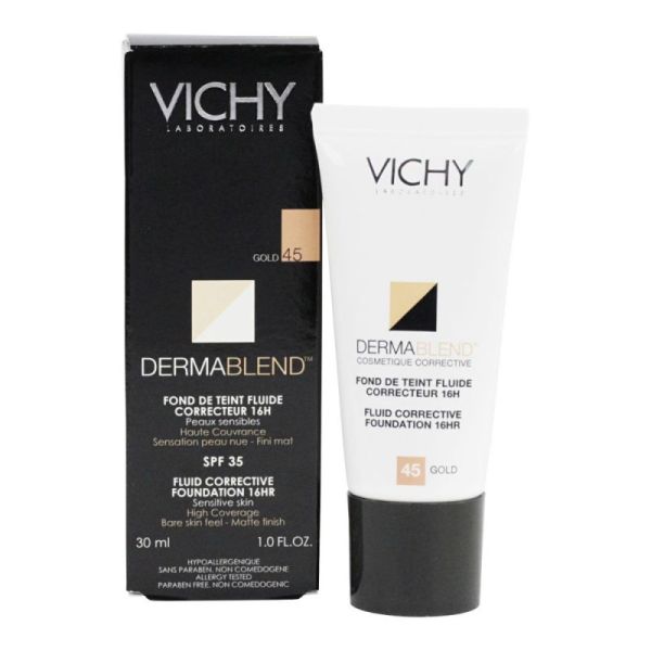 Vichy fond de teint 3D correction Dermablend 45 Gold (16 h)