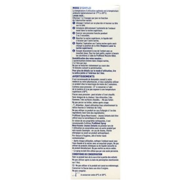 Prorhinel spray nasal antiseptique nourrisson et enfant (100 ml)